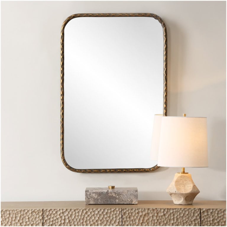 Uttermost A Little Knotty Bronze Vanity Mirror